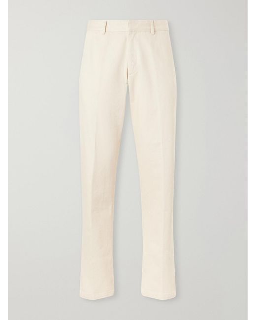 Fortela White Maine Straight-Leg Trousers for men