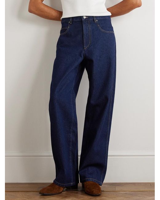 Isabel Marant Blue Jameson Wide-Leg Jeans for men