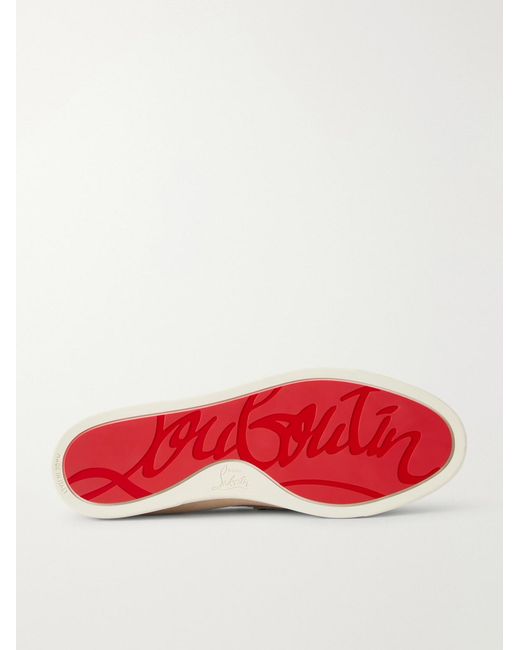 Christian Louboutin Natural Chambeliboat Full-Grain Nubuck Loafers for men