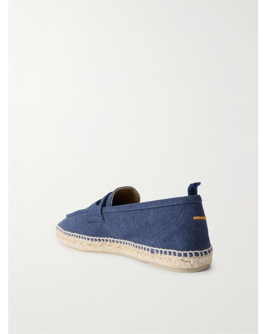Castaner Blue Nacho Canvas Espadrilles for men