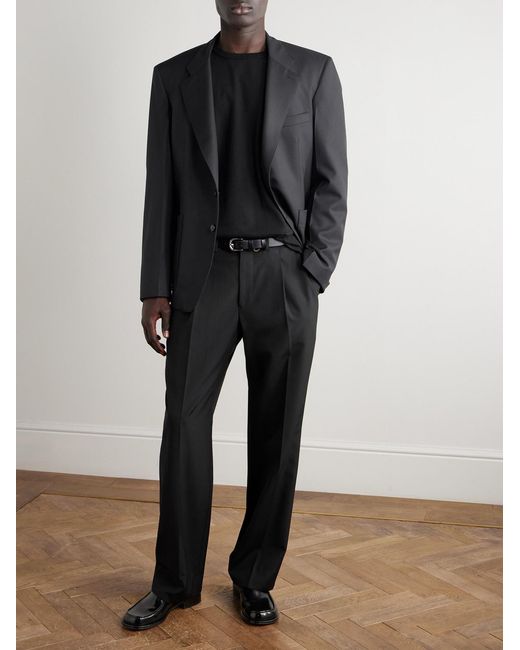 Lemaire Black Twill Blazer for men