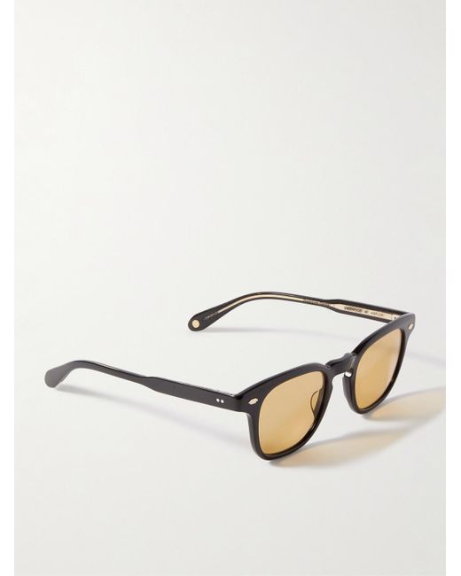 Garrett Leight Natural Sherwood D-frame Acetate Sunglasses for men