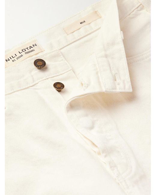 Nili Lotan Natural Billie Slim-Fit Straight-Leg Jeans for men