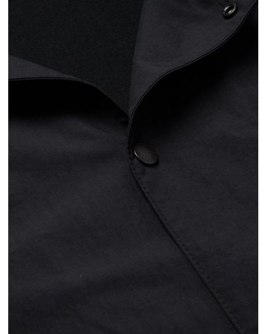 (w)taps Blue Logo-appliquéd Nylon Coach Jacket for men