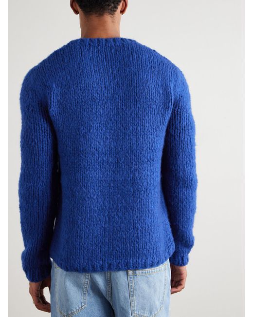 Gabriela Hearst Blue Lawrence Welfat Cashmere Sweater for men