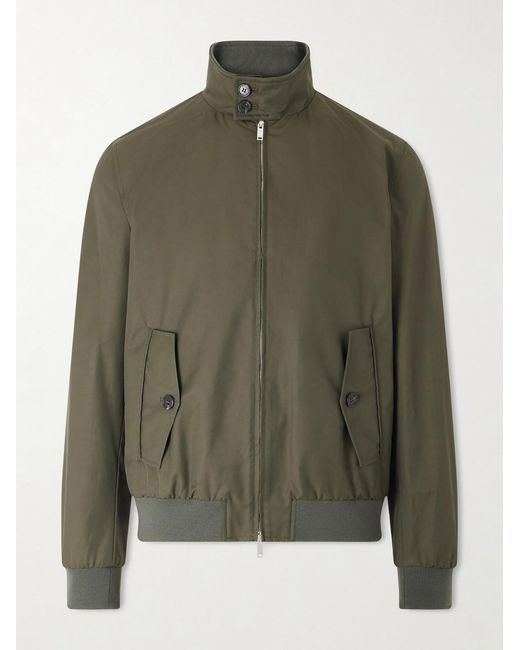 Slowear Green Cotton-blend Bomber Jacket for men