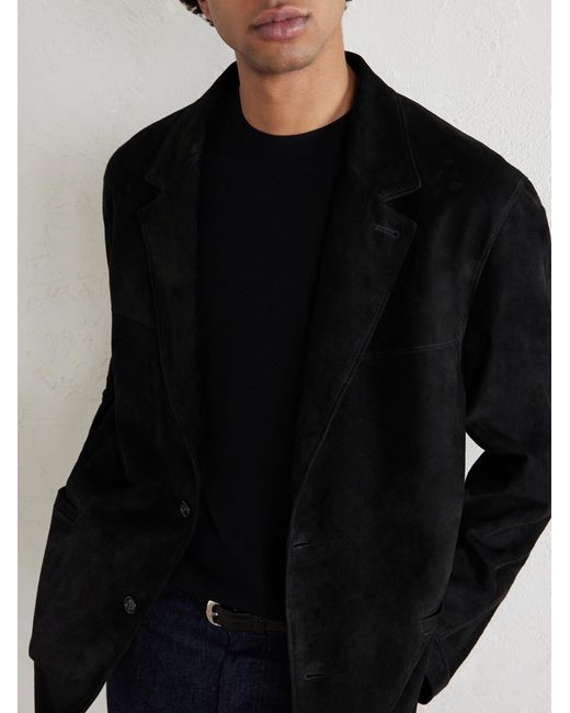 Valstar Black Suede Jacket for men