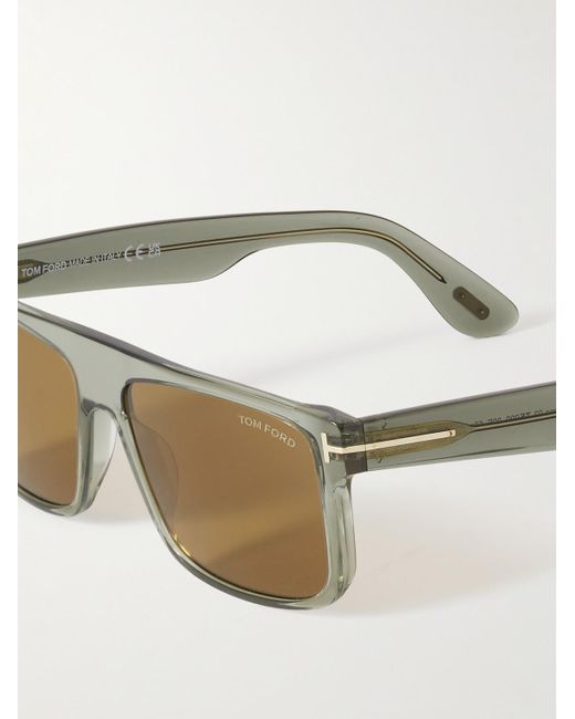 Tom Ford Gray Phillipe Square-frame Acetate Sunglasses for men