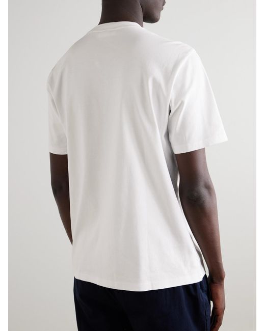 Orlebar Brown White Deckard Cotton-Jersey T-Shirt for men