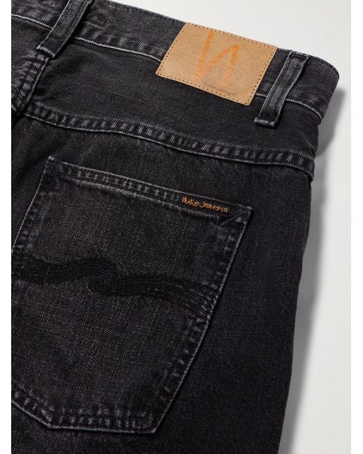 Nudie Jeans Blue Loud Larry Wide-Leg Organic Jeans for men