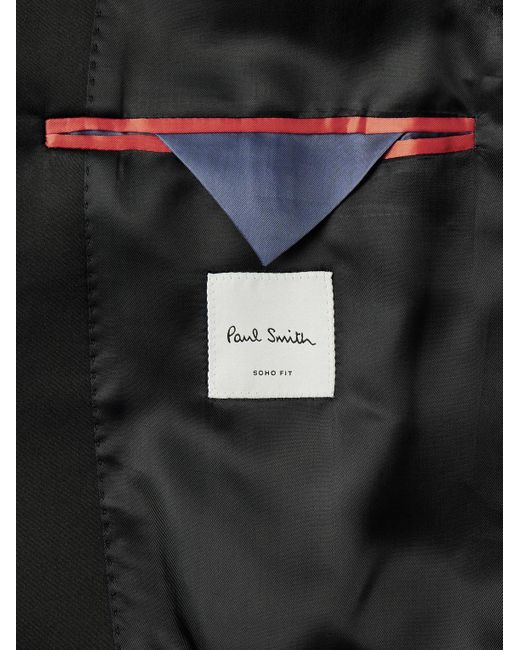 Paul Smith Brown Slim-fit Satin-trimmed Cotton-velvet Tuxedo Jacket for men