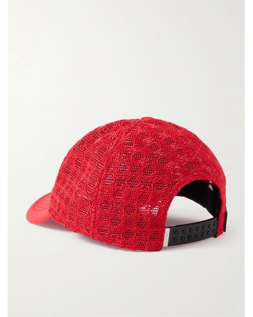 Amiri Ma Logo-Embroidered Scuba And Mesh Trucker Cap for men