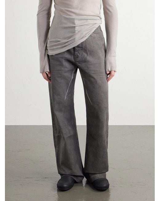 Rick Owens Black Sneakwaders Rubber Boots for men