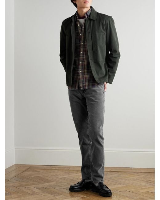 FRAME Gray L'Homme Slim-Fit Denim Jeans for men