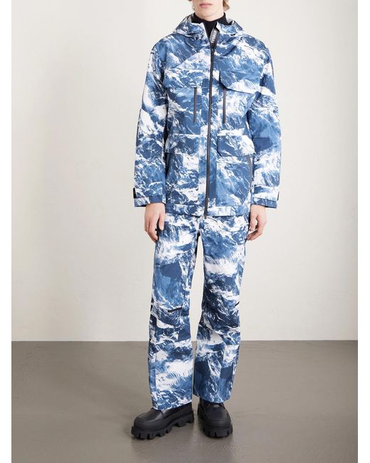 Fusalp Blue Bromonz Printed Ski Jacket for men