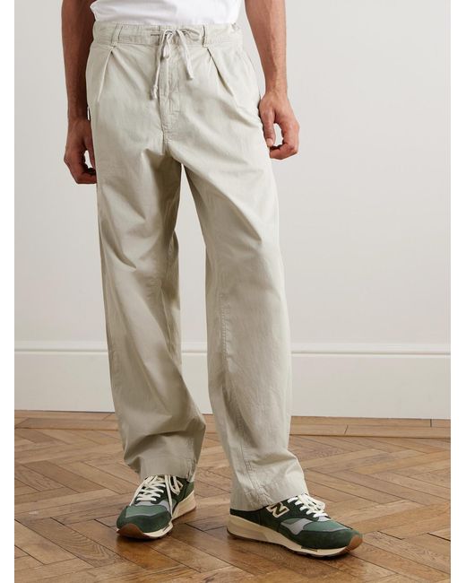 Polo Ralph Lauren Natural Prepster Tapered Cotton-Twill Drawstring Trousers for men