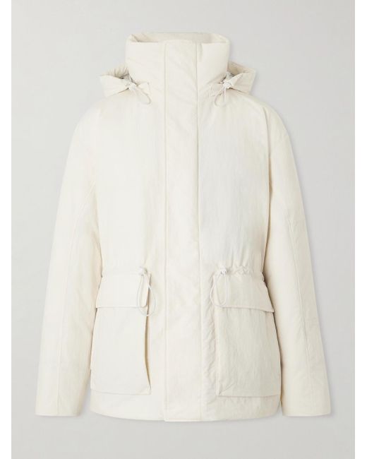 Laminar Natural Shell Hooded Down Parka for men