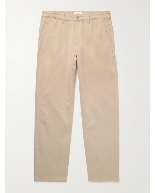 NN07 Natural Aden 1923 Straight-leg Organic Cotton-blend Twill Chinos for men
