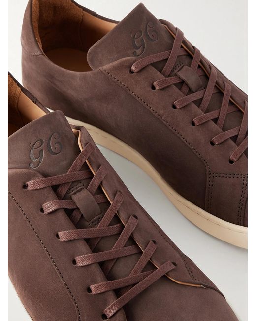 George Cleverley Brown Jack Iii Leather Sneakers for men