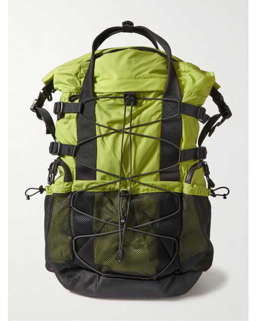 ARKET Green Irvin Webbing And Mesh-trimmed Ripstop Backpack for men