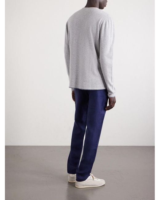 Sease White Shore Cashmere Sweater for men