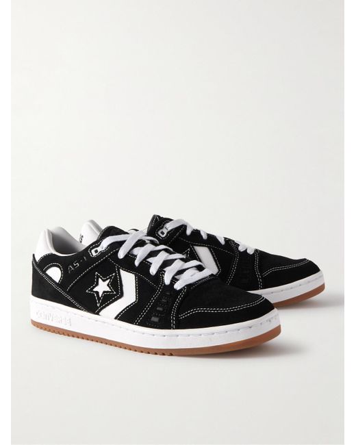 Converse Black As-1 Suede And Leather Sneakers for men