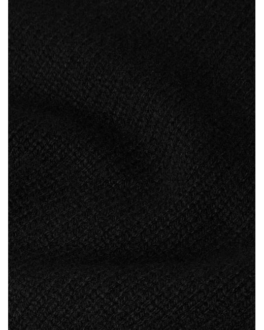 Umit Benan Black Milano Cashmere Sweater for men