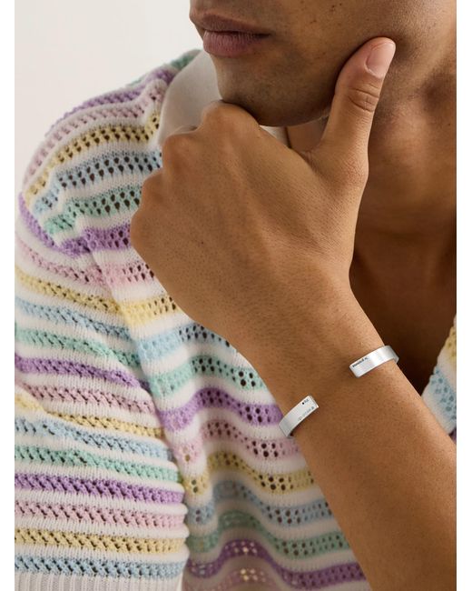 Le Gramme Natural 21g Recycled Sterling Silver Bracelet for men