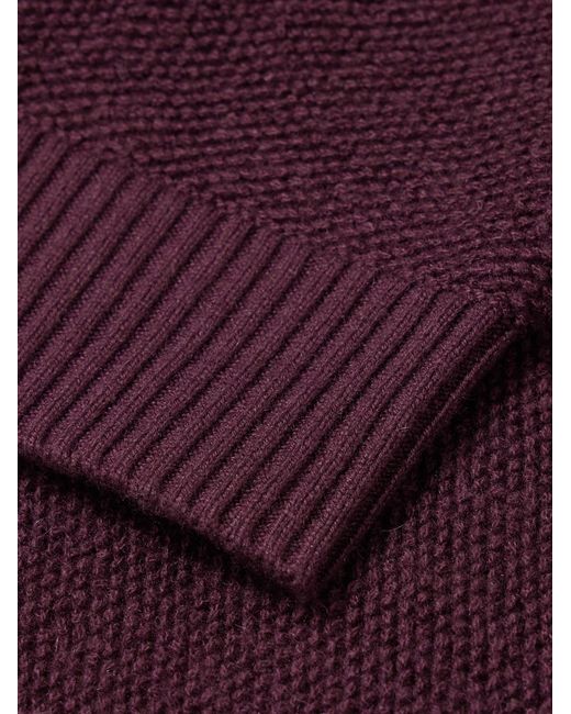 Cashmere Sweater di Mr P. in Purple da Uomo