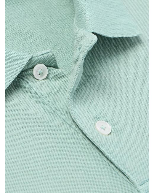 Peter Millar Blue Sunrise Cotton-piqué Polo Shirt for men