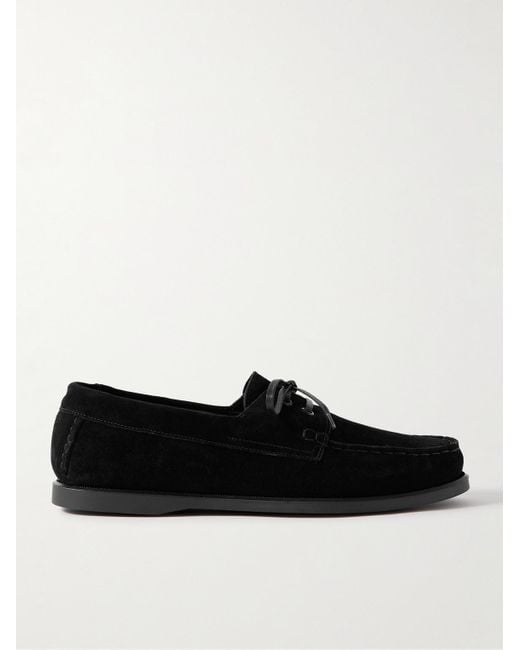 Scarpe Da Barca di Saman Amel in Black da Uomo