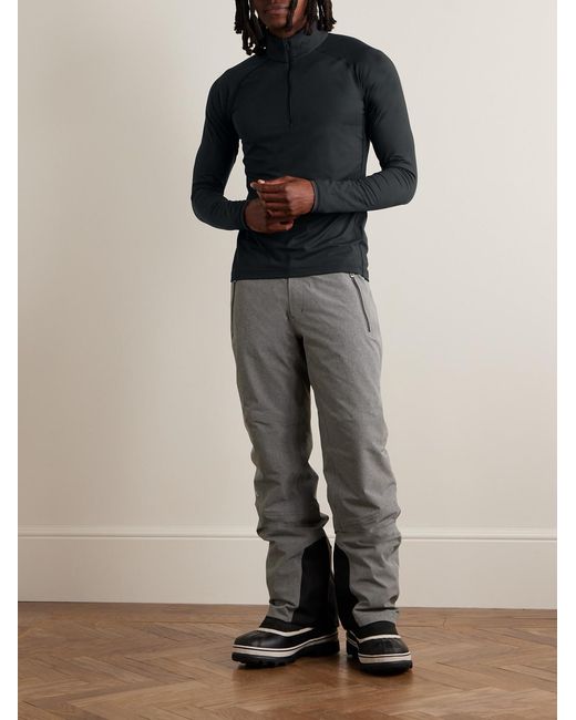Kjus Black Feel Stretch-jersey Half-zip Ski Mid-layer for men
