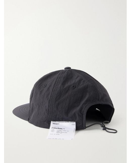 Satisfy Blue Flitesilk Logo-Embroidered Shell Running Cap for men