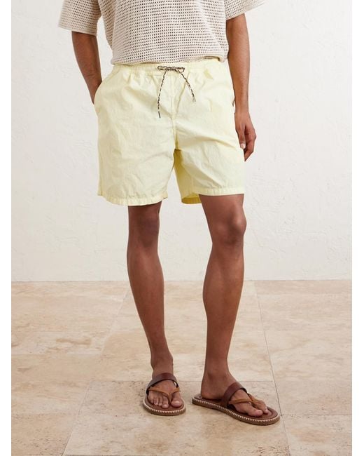 A Kind Of Guise Natural Volta Straight-Leg Shell Drawstring Shorts for men