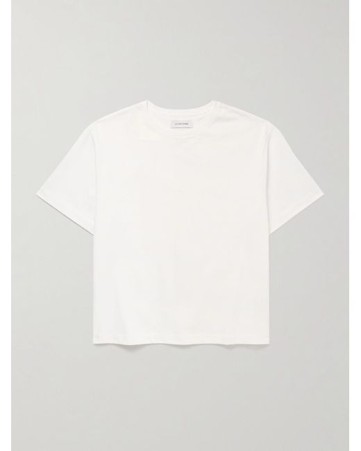 LE17SEPTEMBRE White Cotton-jersey T-shirt for men
