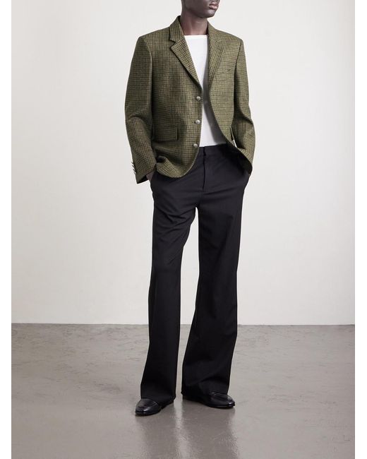 Bode Green Morris Houndstooth Wool Suit Jacket for men