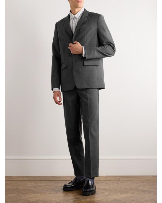 A.P.C. Black Harry Slim-Fit Wool Suit Jacket for men
