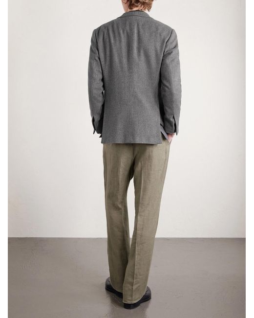Ralph Lauren Gray Herringbone Wool Jacket for men