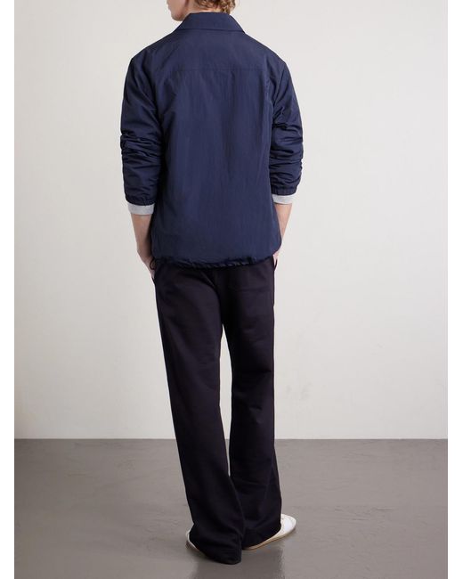 Dries Van Noten Blue Cotton-Jersey Sweatpants for men