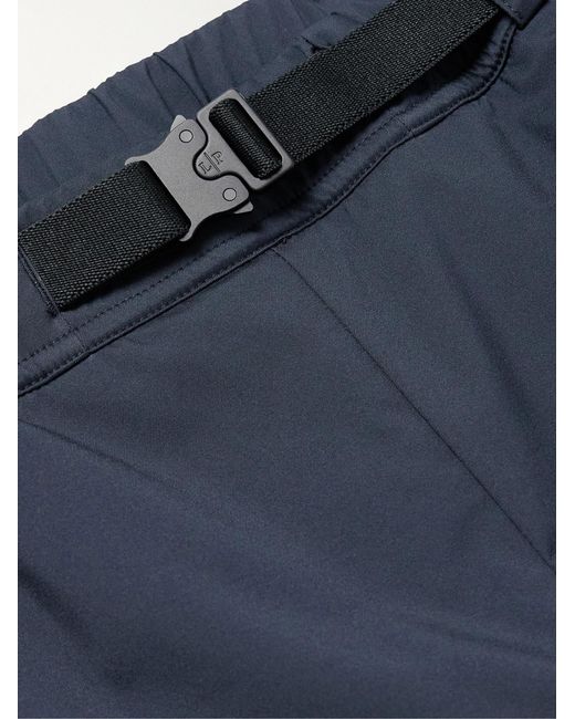 Loro Piana Blue Apo Tapered Buckled Logo-appliquéd Padded Ski Pants for men
