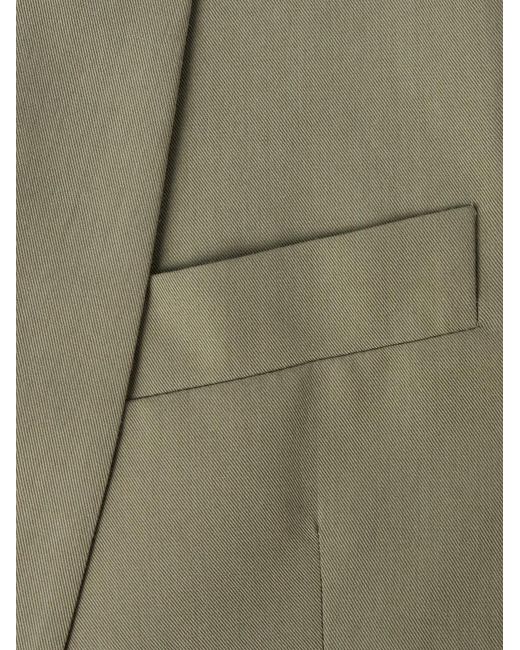 A Kind Of Guise Green Shinji Lyocell And Cotton-Blend Suit Jacket for men
