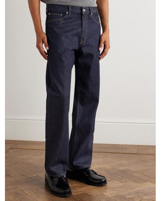 NN07 Blue Otis 1843 Straight-leg Organic Jeans for men