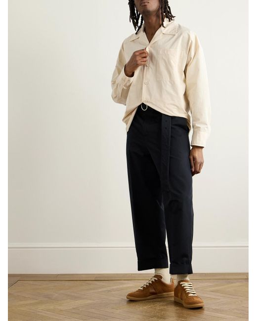 Jil Sander Hemd aus Shell mit Reverskragen in Natural für Herren