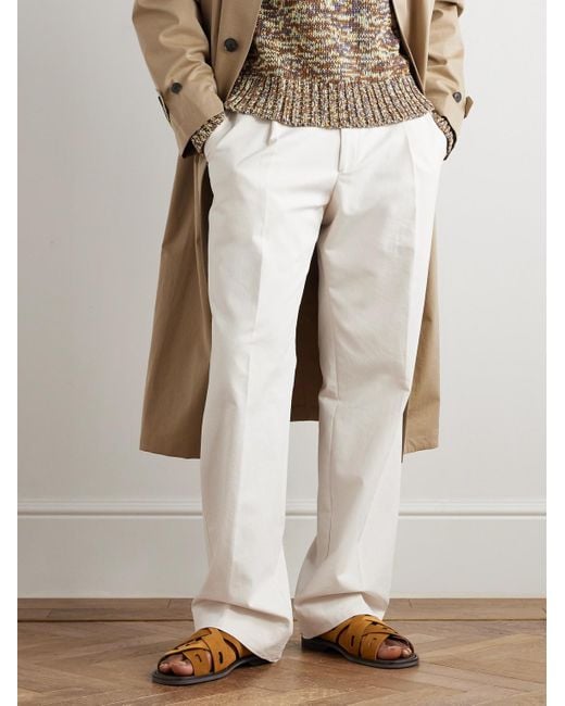 John Lobb Brown Seaford Cutout Suede Sandals for men