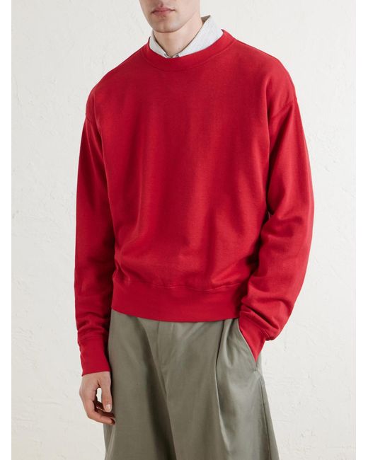 Auralee Red Cotton for men