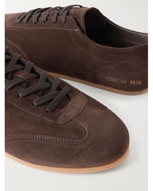 Common Projects Winter Driving Suede Sneakers in Brown für Herren