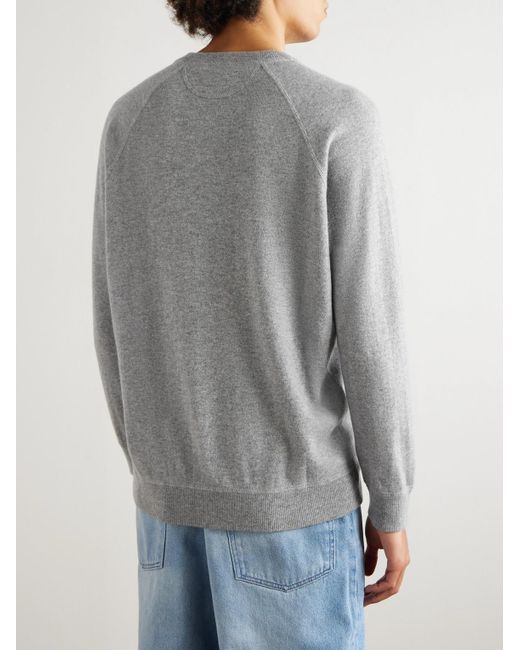 Ghiaia White Cotton Sweater for men