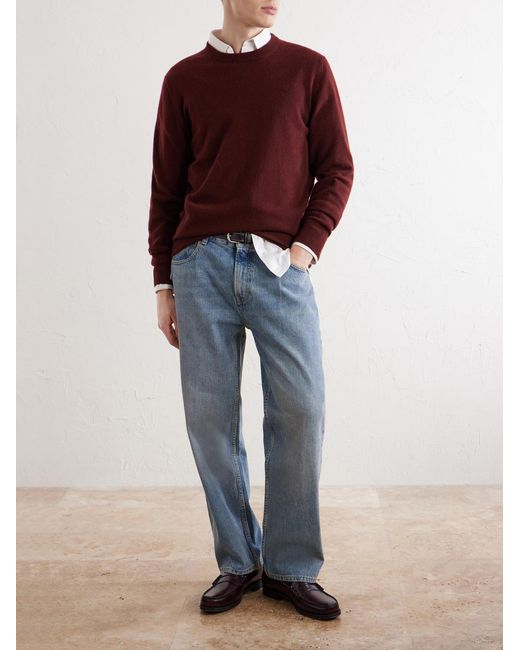 Altea Red Cashmere Sweater for men