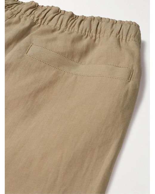 Orlebar Brown Natural Alex Tapered Linen Drawstring Trousers for men
