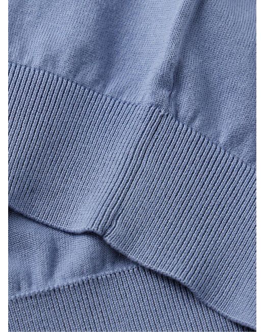 Polo in cotone biologico con logo ricamato di Paul Smith in Blue da Uomo